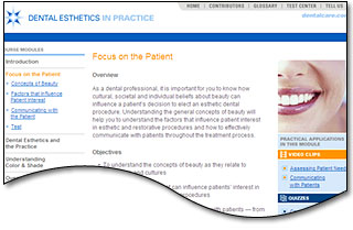 Dental Esthetics in Practice (part of P&G’s dentalcare.com)